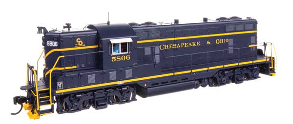 Walthers HO GP7 DC- C&O 5806