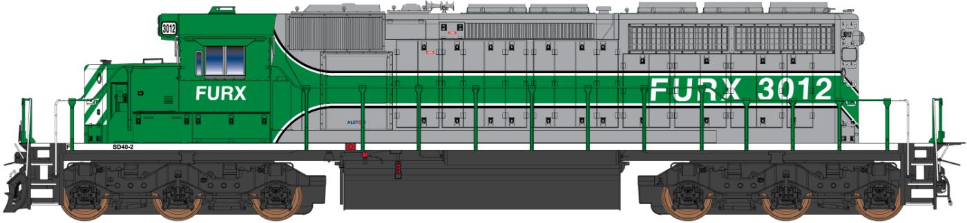 Intermountain N SD40-2 FURX