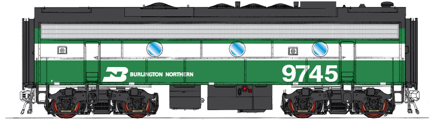Intermountain N F7B w/DCC Sound BN Hockey Stick