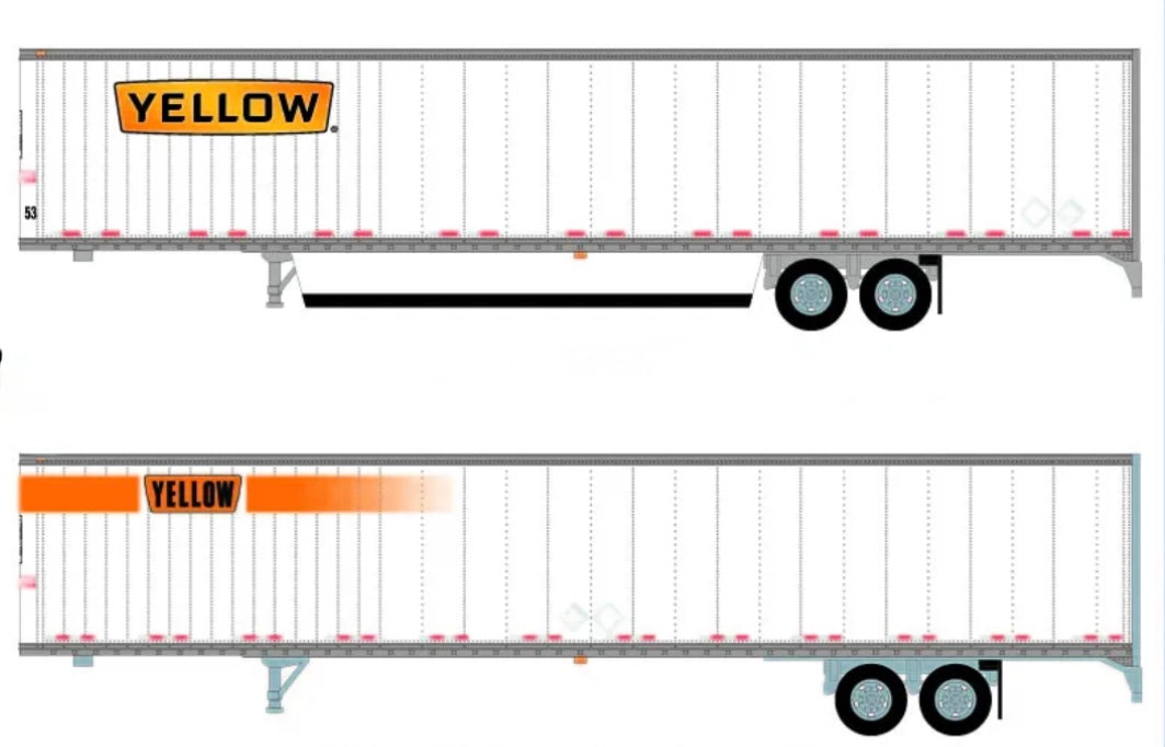 Trainworx N 53' Trailer Yellow