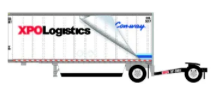 Trainworx N 28' Trailer XPO/Conway