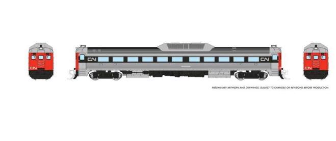 Rapido N Budd RDC CN