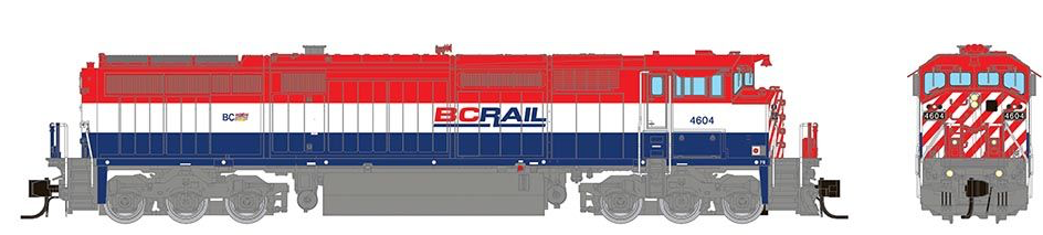 Rapido N Dash 8-40CM w/sound BC Rail