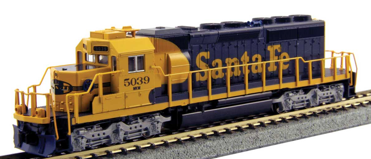 KATO N SD40-2 mid production Santa Fe