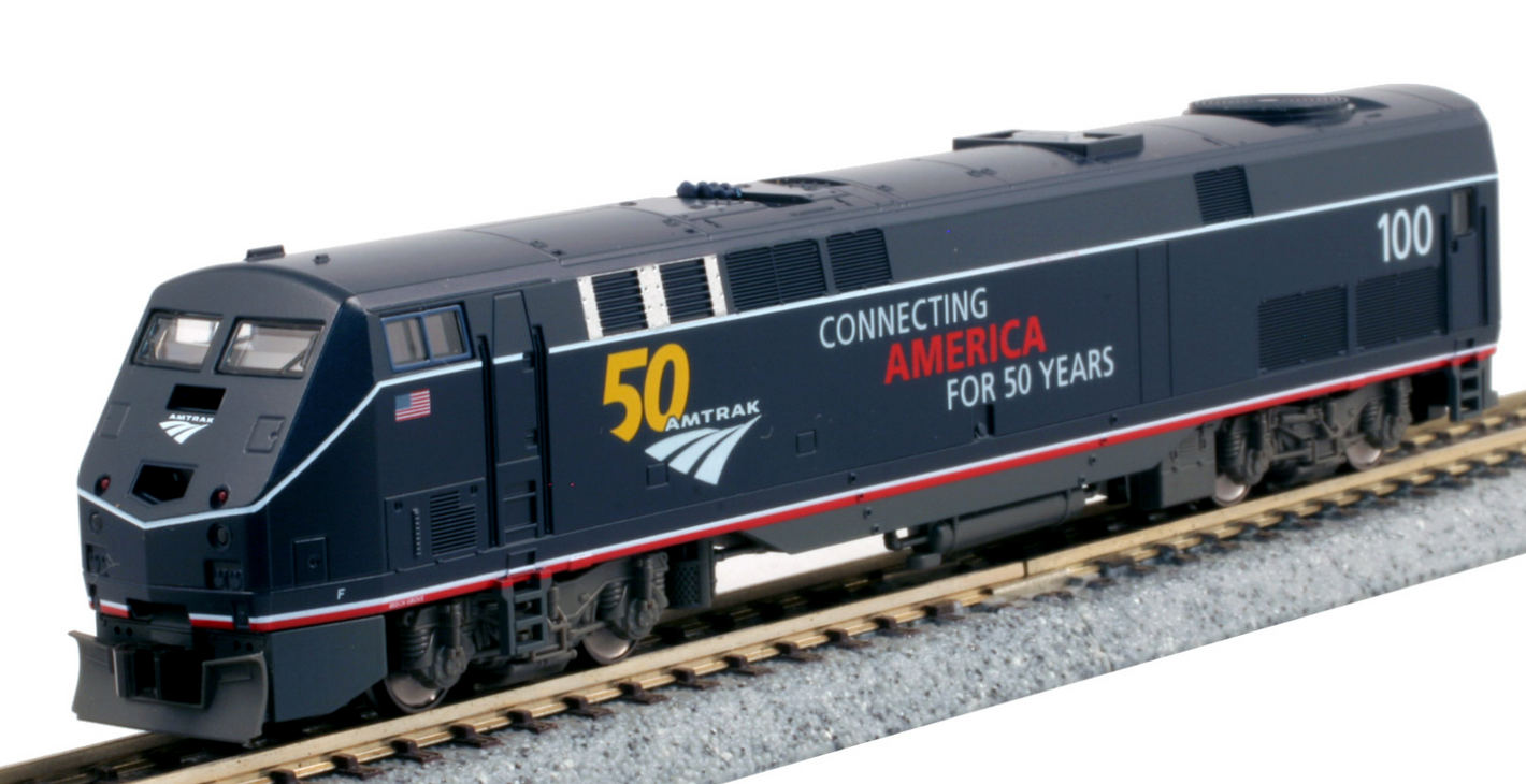 KATO N P42 AMTRAK Midnight Blue 50th Anniversary