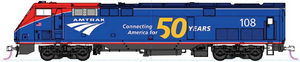 KATO N P42 AMTRAK Phase VI 50th Anniversary