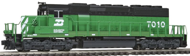 KATO N SD40-2 mid production Burlington Northern