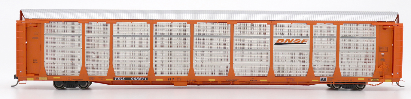 Intermountain HO Bilevel Autorack BNSF wedge