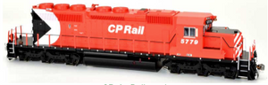 Bowser HO SD40-2 CP Rail As delivered