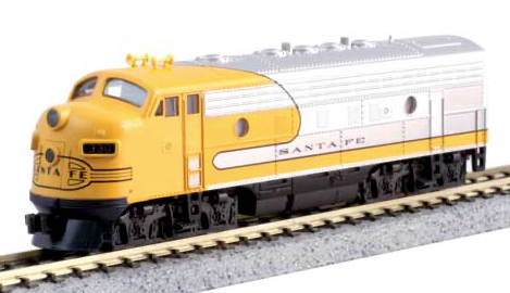 KATO N F7A w/DCC Sound Santa Fe
