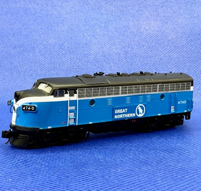 Intermountain N F7A w/DCC Sound Great Northern Big Sky Blue