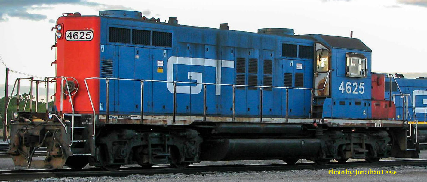 HO EMD GP9R GTW White Sill Non Sound (DC)